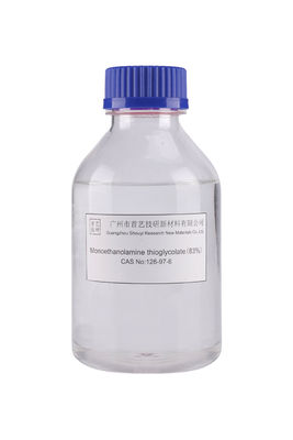 83% Monoetanolamin Thioglycolate C4H11NO2S Formuła molekularna Punkt wrzenia 128-130.C