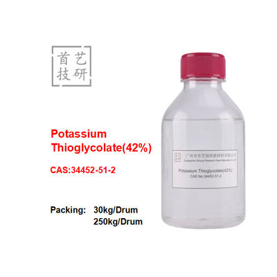 Tioglikolat potasu 42% do przechowywania CAS nr 34452-51-2 > 300 °C