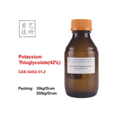 Bezbarwny płyn potasu tioglikolu 42% Assay CAS 34452-51-2 Do usuwania włosów