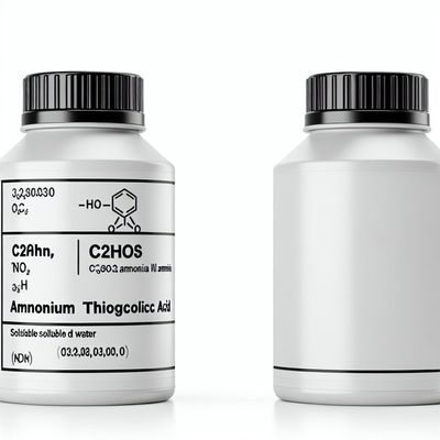 C2H6N2O2S Thioglycolate D Ammonium Slight Thiol Odor Rozpuszczalny w wodzie